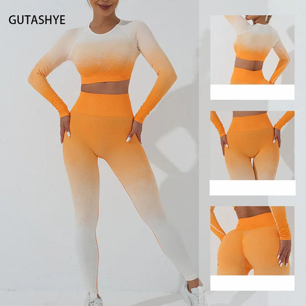 Women Workout Tracksuit Set