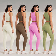 Women's High Waisted Leggings Set