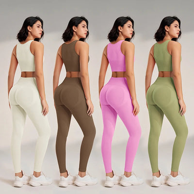 Women's High Waisted Leggings Set