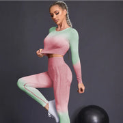 Long-Sleeved Gym Set for Women