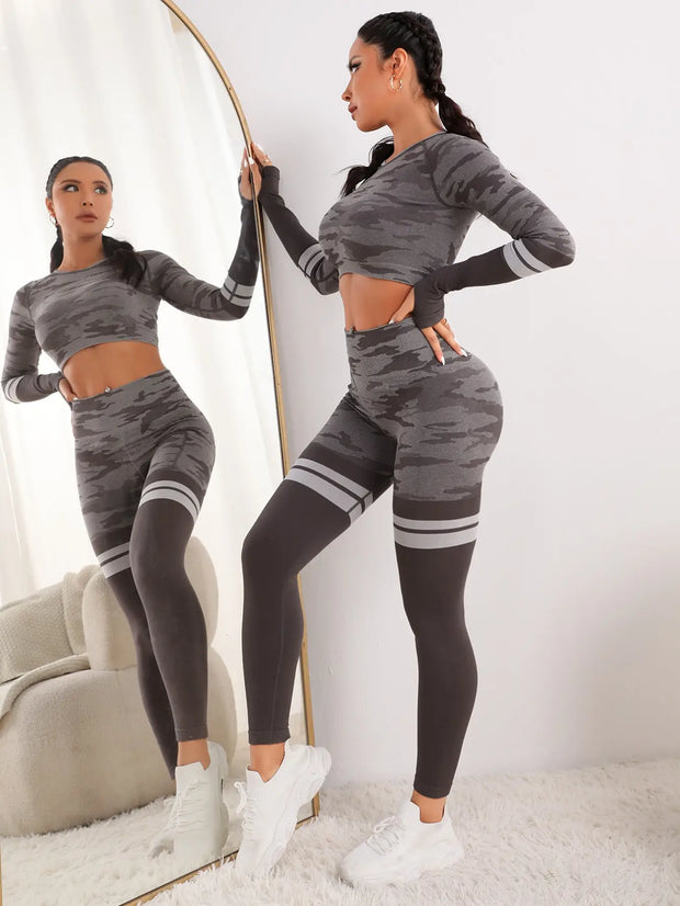 Seamless Fitness Two-piece Set